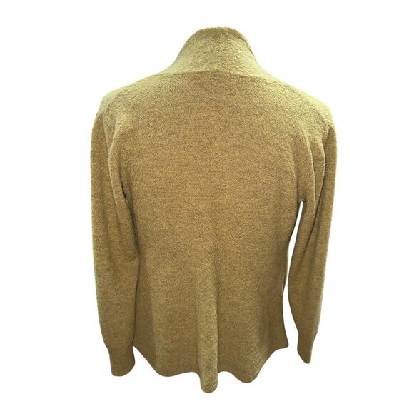 Eileen Fisher Women’s Wool Open Drape Cardigan greenish SZ S /M classic casual - Picture 2 of 8